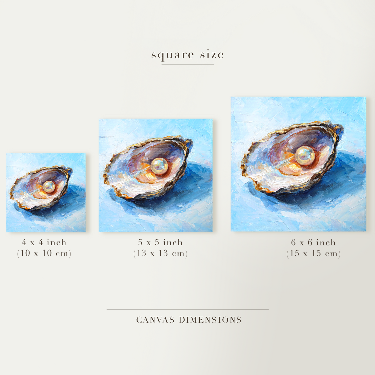 Original Oyster with Pearl Oil Painting