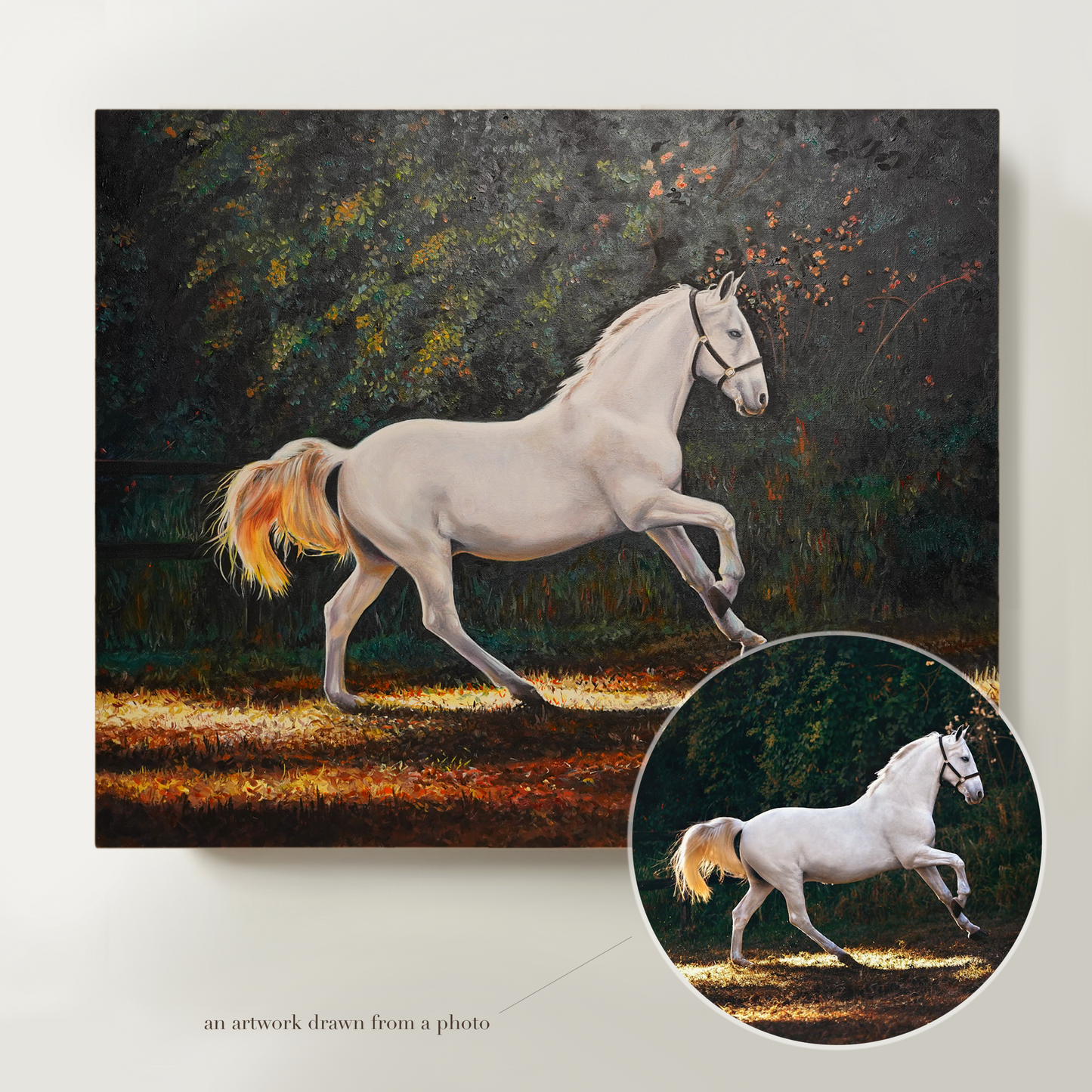 Custom Horse Oil Portrait