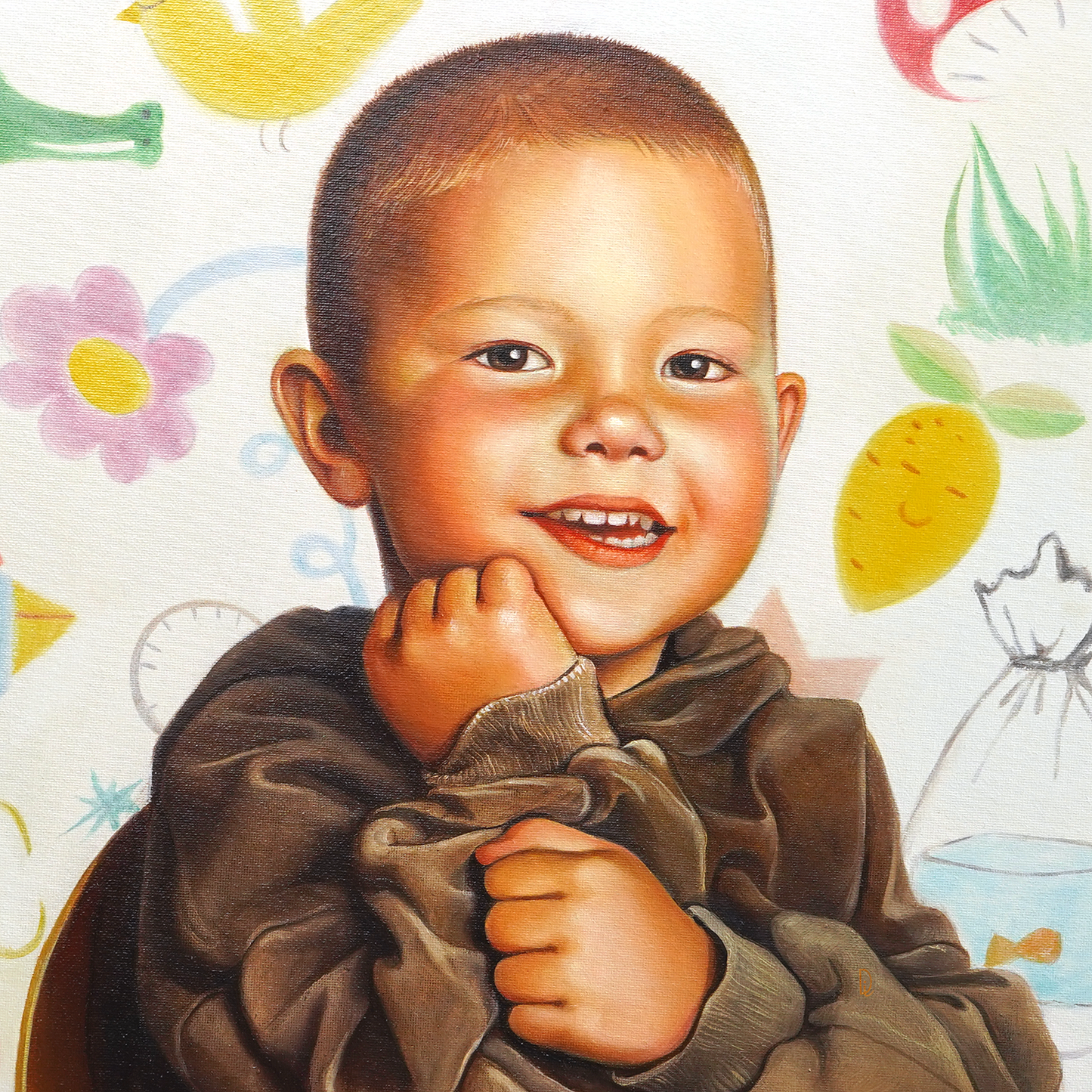 Custom Child Oil Portrait