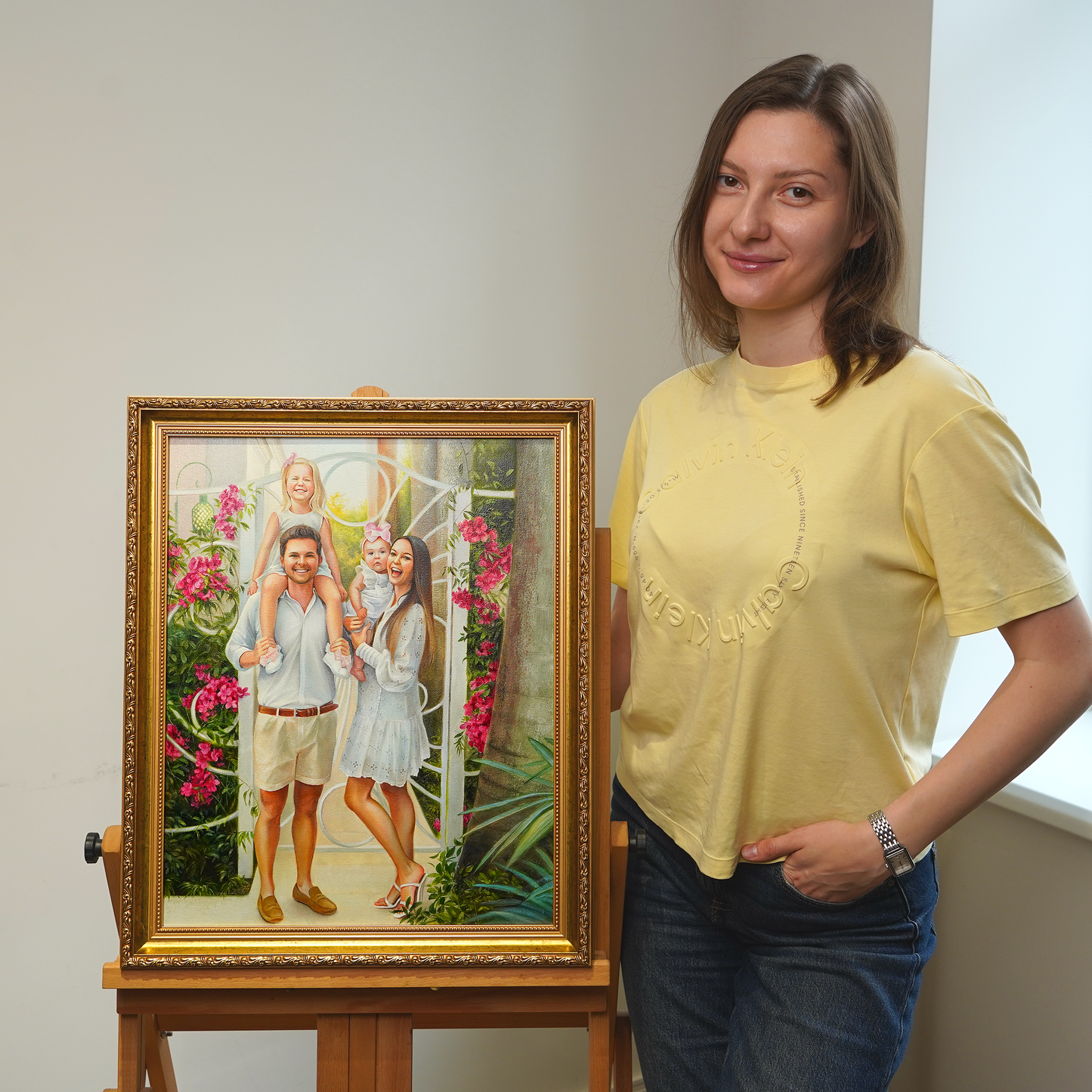 Custom Family Oil Portrait