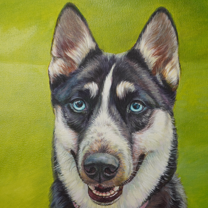 Custom Pet Oil Portrait
