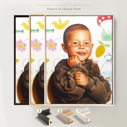 Custom Child Oil Portrait