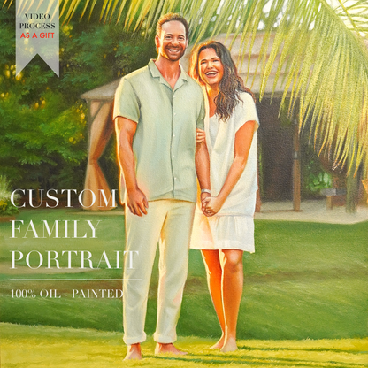 Custom Family Oil Portrait