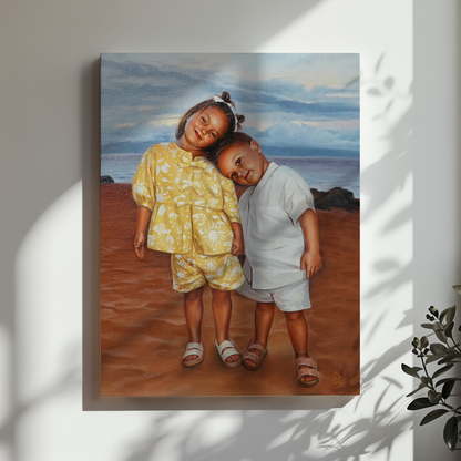 Custom Child Oil Portrait