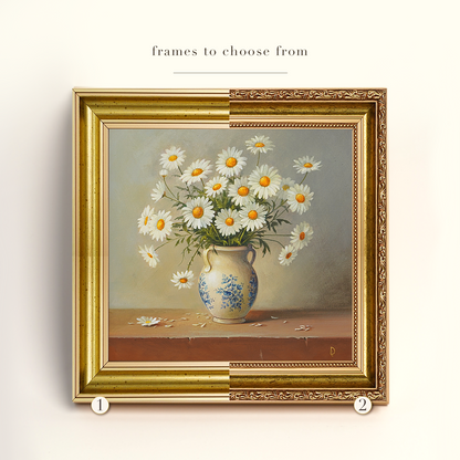 Original Daisies Oil Painting