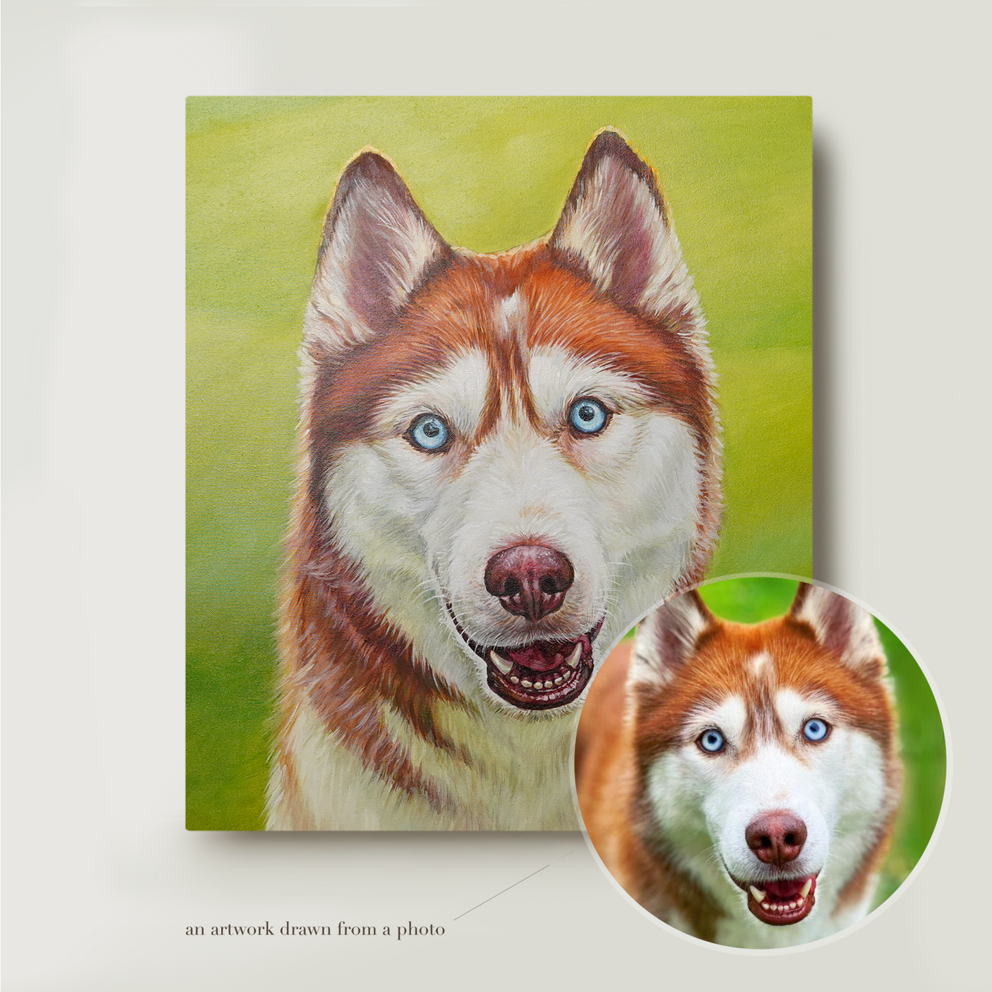 Custom Pet Oil Portrait