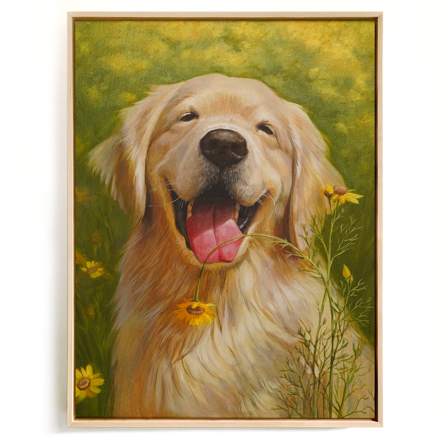 Custom Pet Oil Portrait
