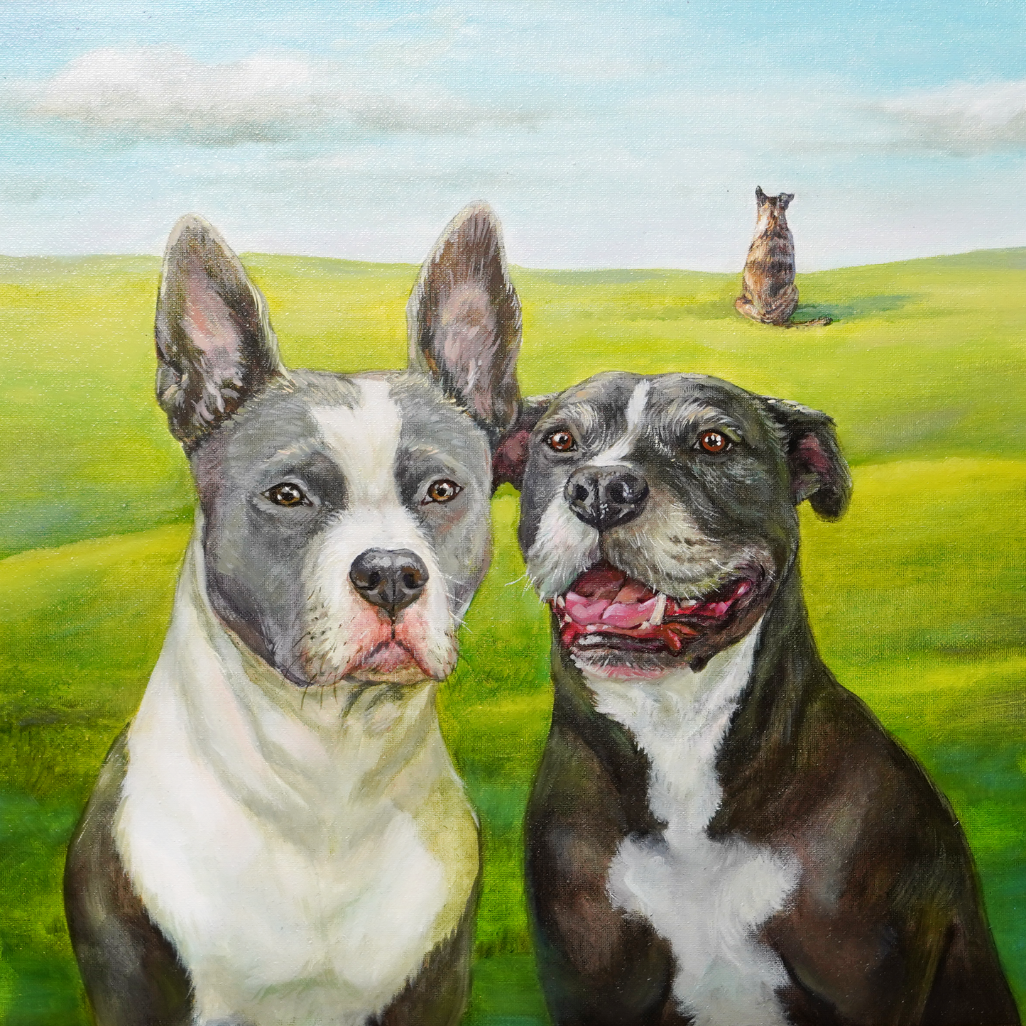 Custom Pet Oil Portrait