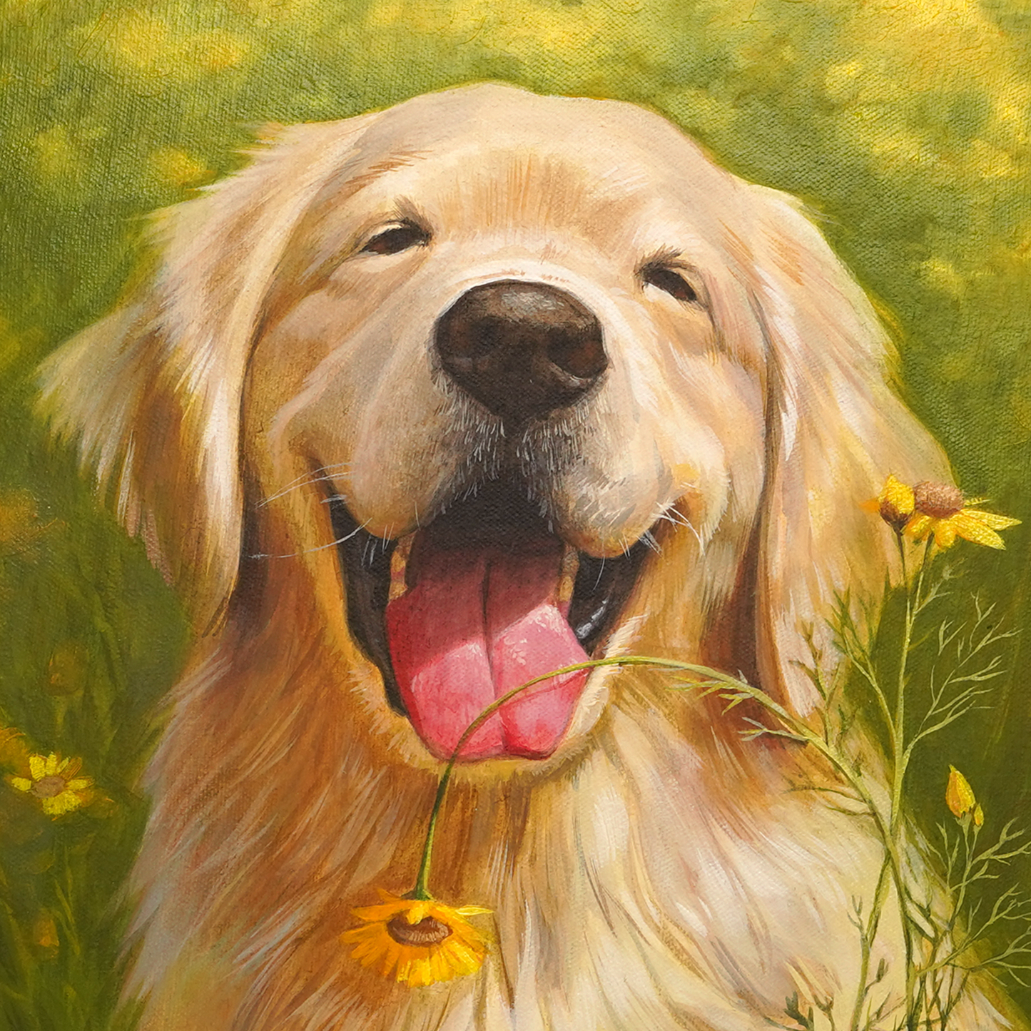 Custom Pet Oil Portrait