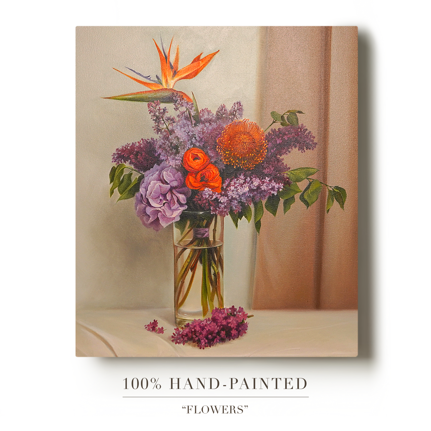 Original Oil Flower Still Life