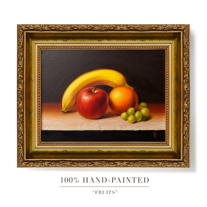 Original Fruit Still Life Oil Painting