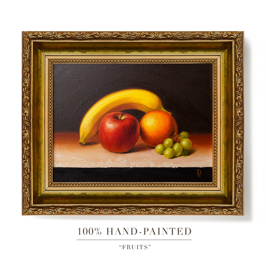 Original Fruit Still Life Oil Painting