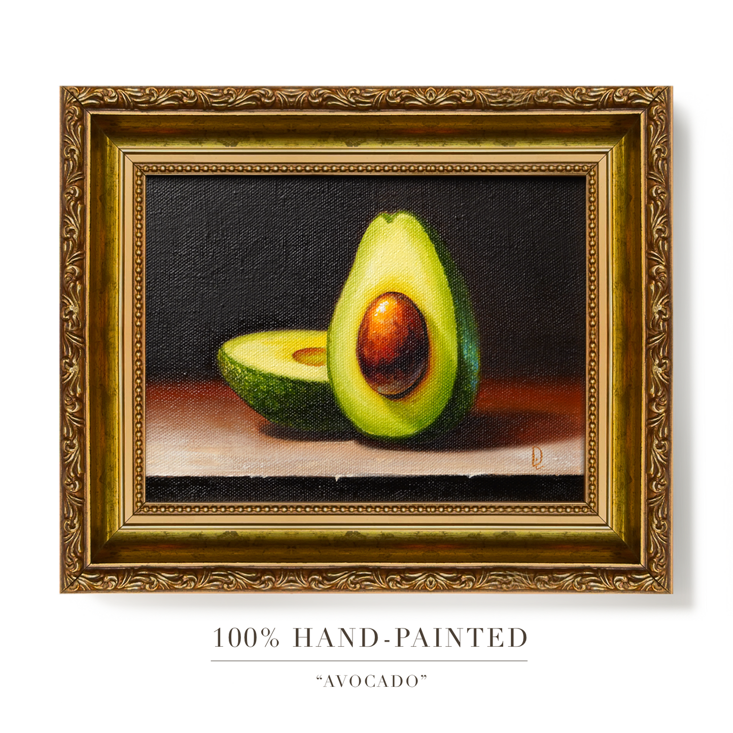 Original Avocado Oil Painting