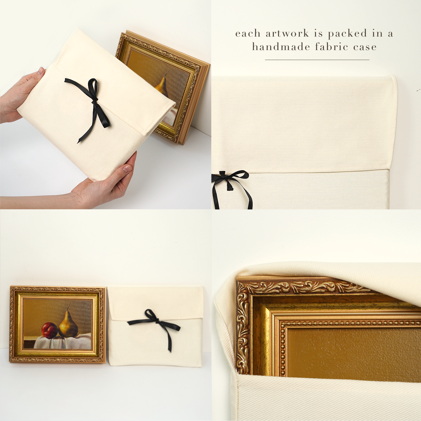 Original Plum & Pear Oil Painting