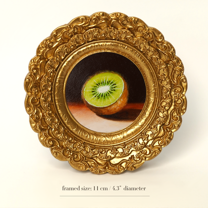 Original Kiwi Miniature Oil Painting