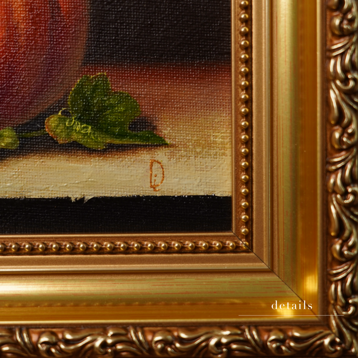 Original Pumpkin Oil Painting