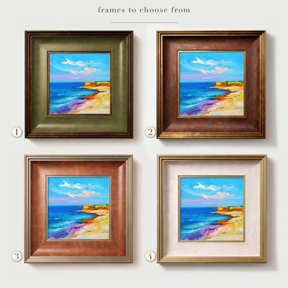 Original Coastal Landscape Oil Painting