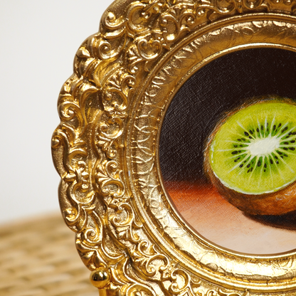 Original Kiwi Miniature Oil Painting