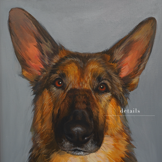 Custom Pet Oil Portrait