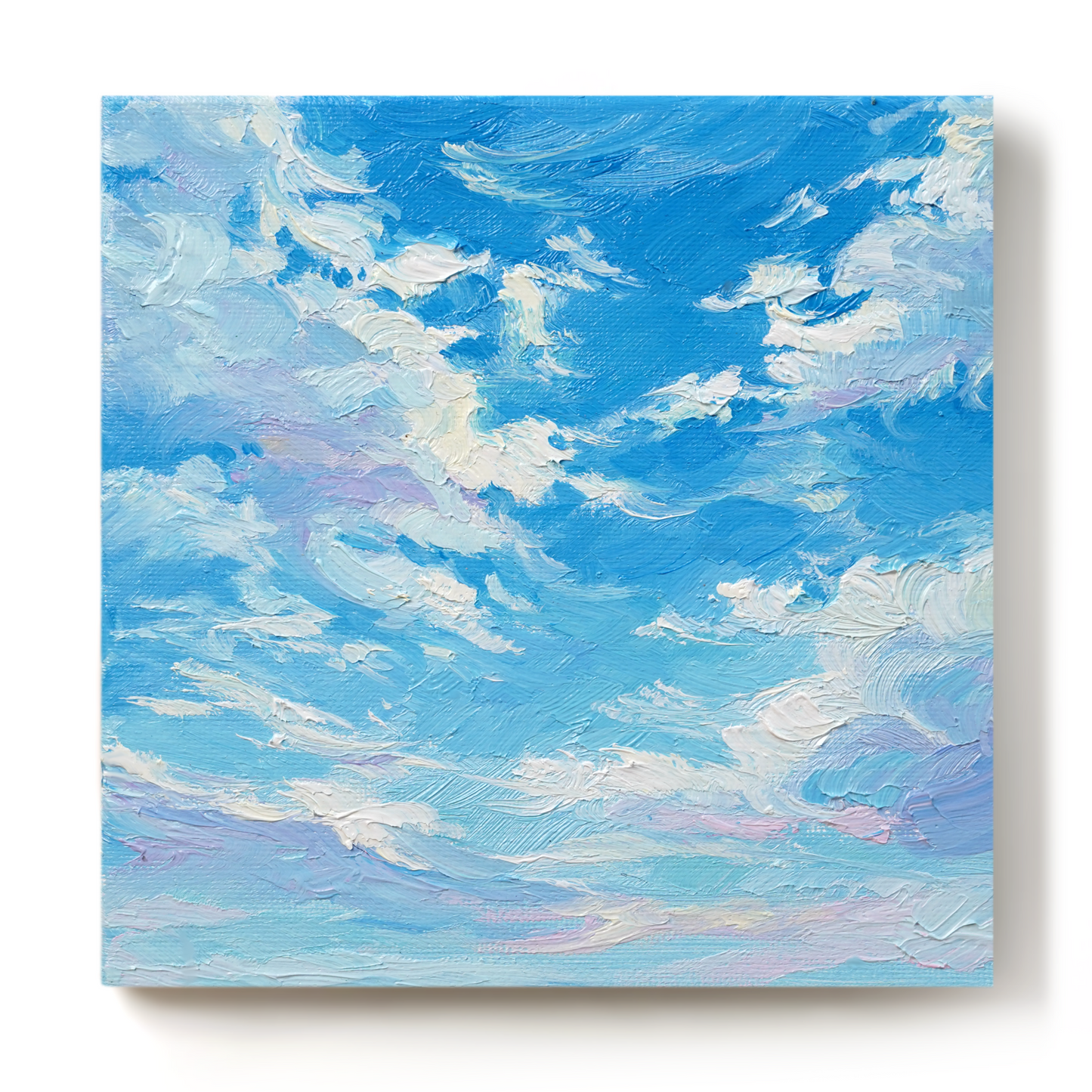 Original Cloudy Sky Oil Painting