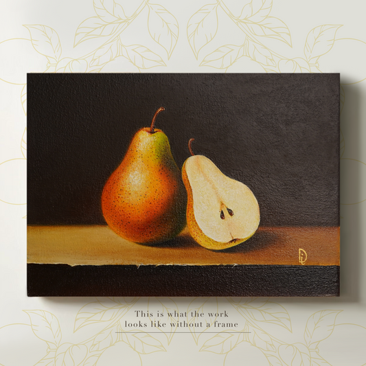 Original Pears Oil Painting