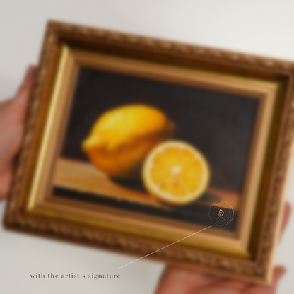 Original Lemon Oil Painting