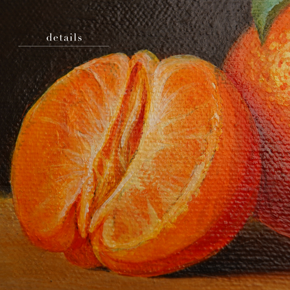 Original Tangerines Oil Painting