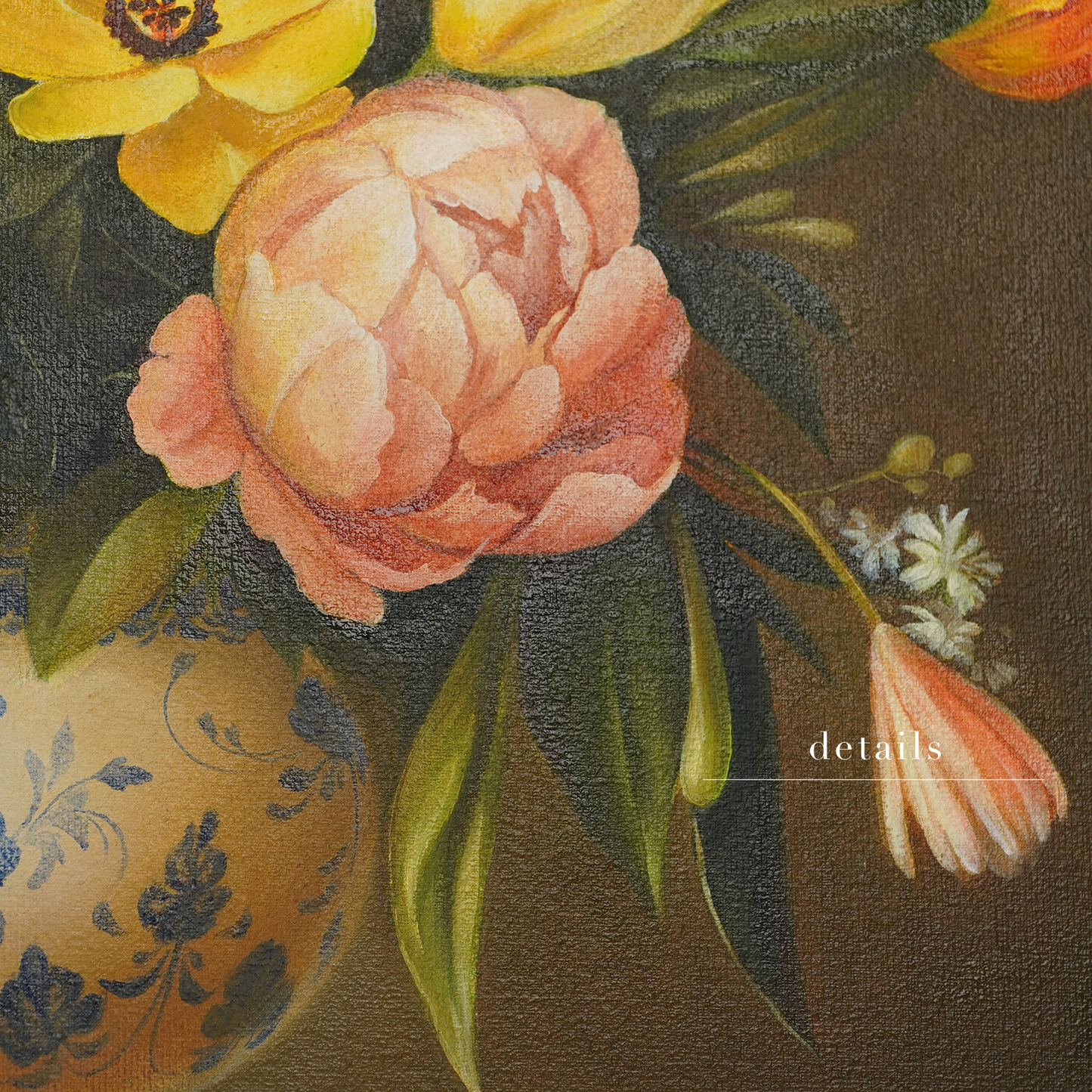 Original Flower Oil Painting
