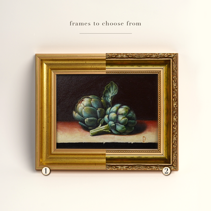 Original Artichoke Oil Painting