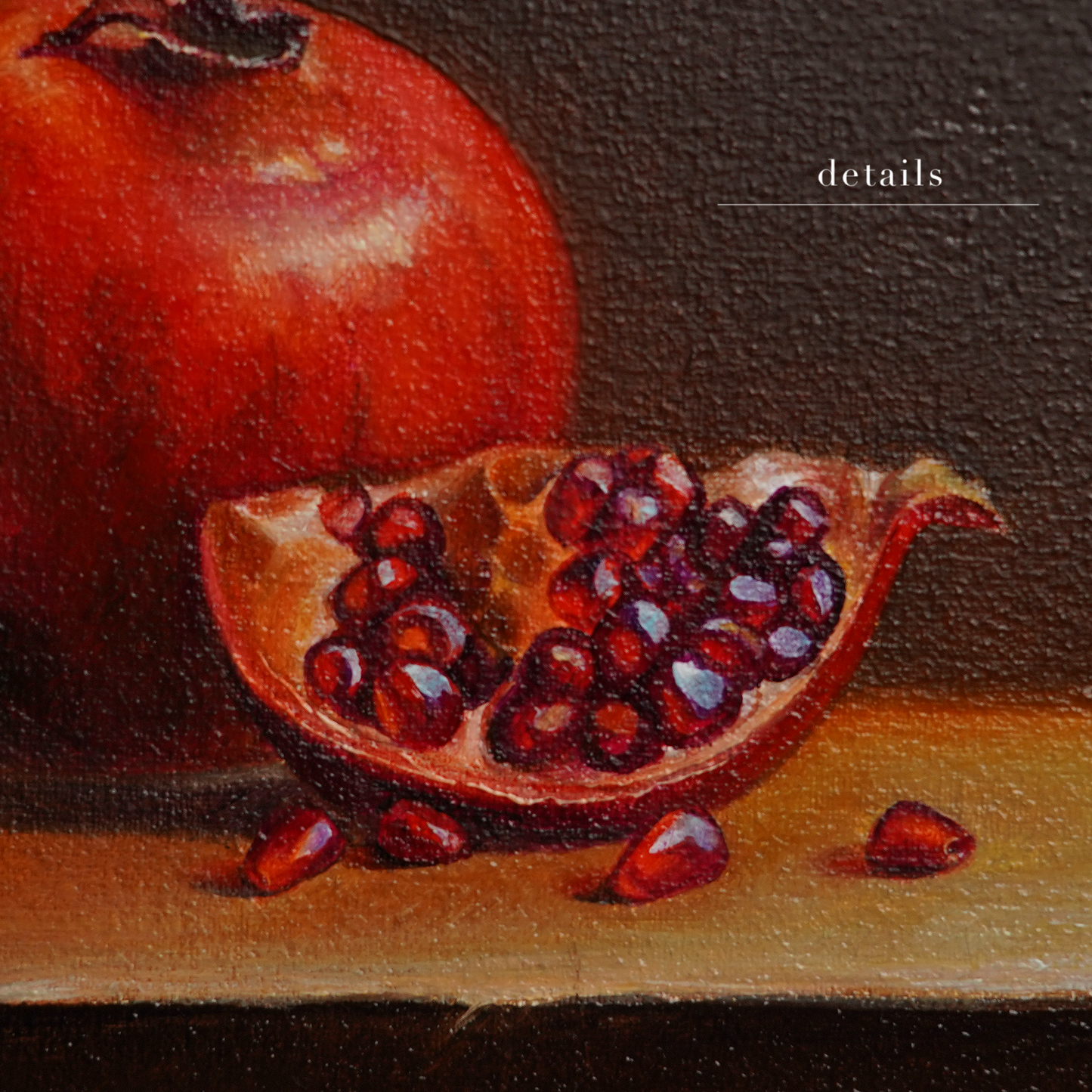 Original Pomegranate Oil Painting