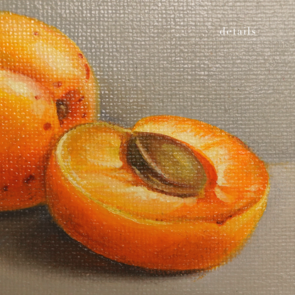 Original Apricots Oil Painting