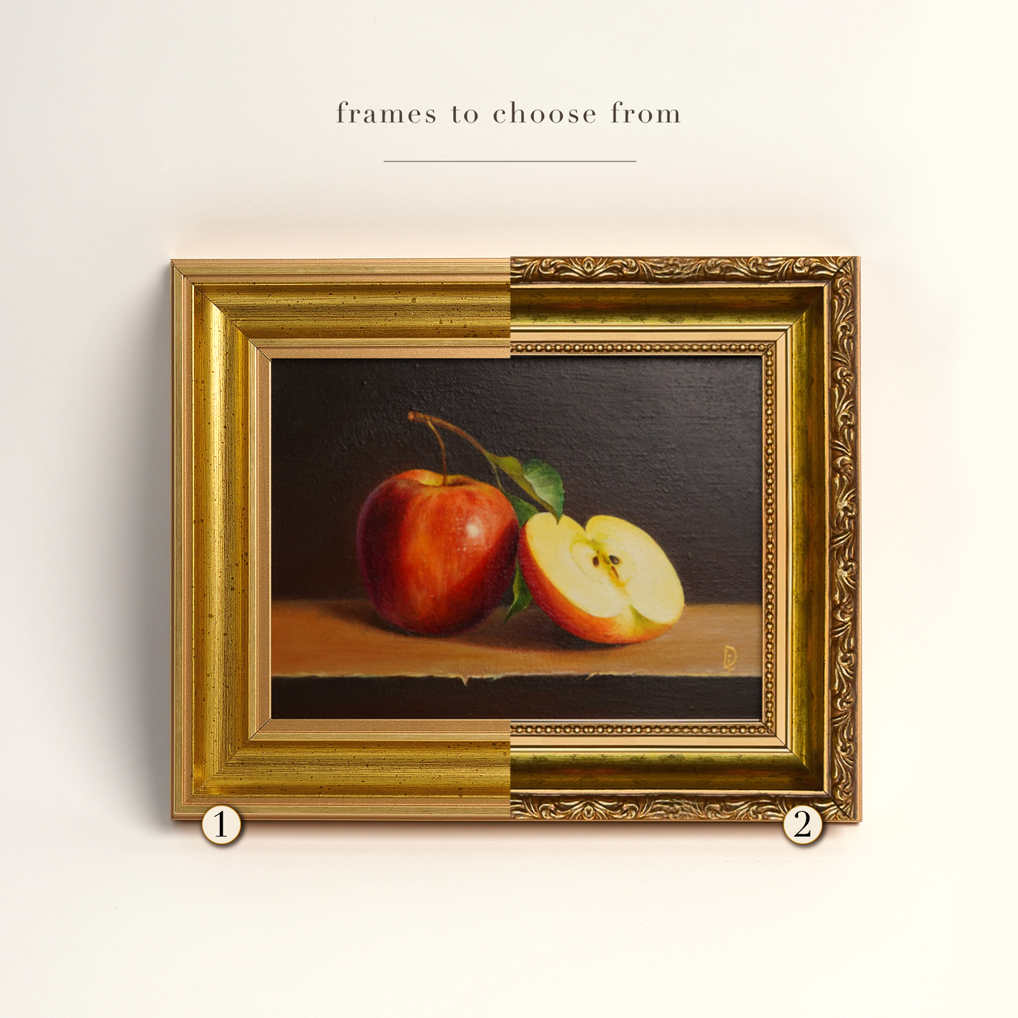 Original Apples Oil Painting