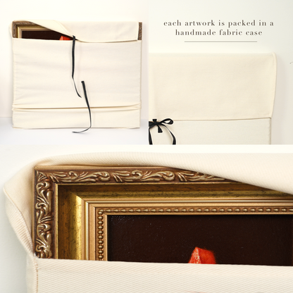 Original Watermelon Miniature Oil Painting