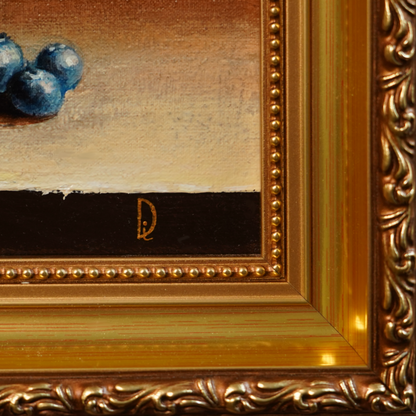 Original Blueberries Oil Painting