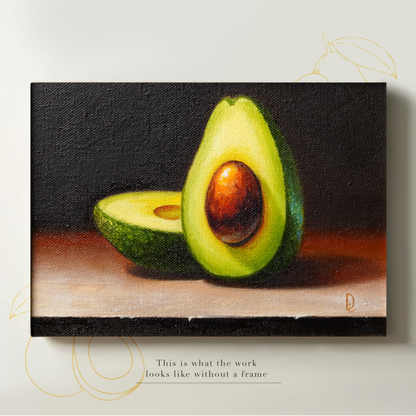 Original Avocado Oil Painting