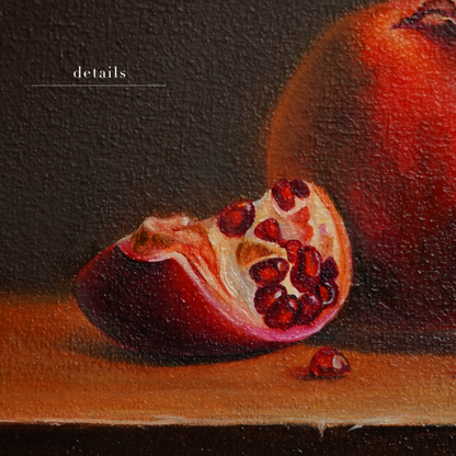 Original Pomegranate Oil Painting