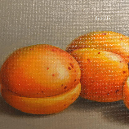 Original Apricots Oil Painting