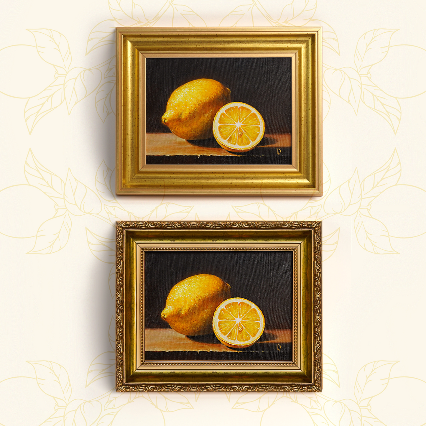 Original Lemon Oil Painting