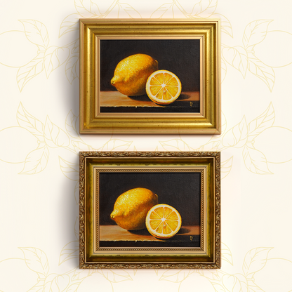 Original Lemon Oil Painting