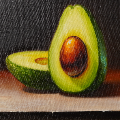 Original Avocado Oil Painting