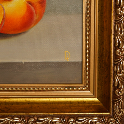 Original Peaches Oil Painting