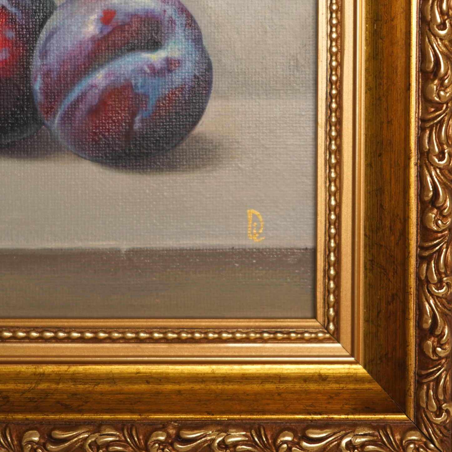 Original Plums Oil Painting