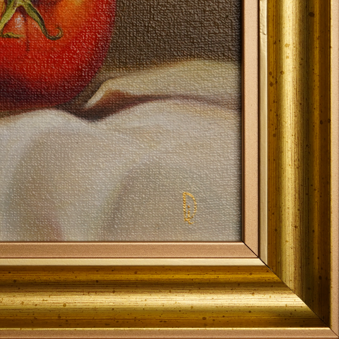 Original Tomatoes Oil Painting