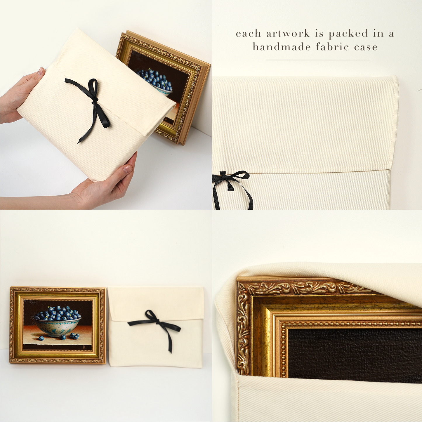 Original Blueberries Oil Painting