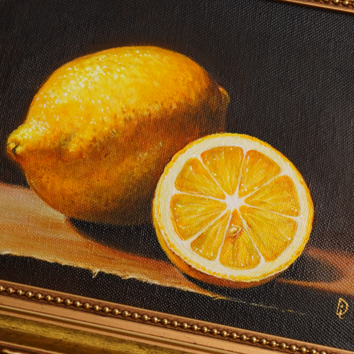 Original Lemon Oil Painting