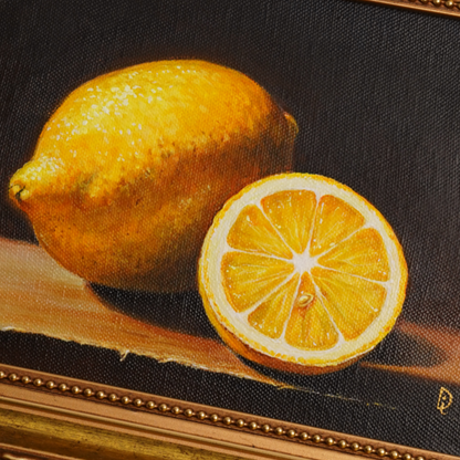 Original Lemon Oil Painting