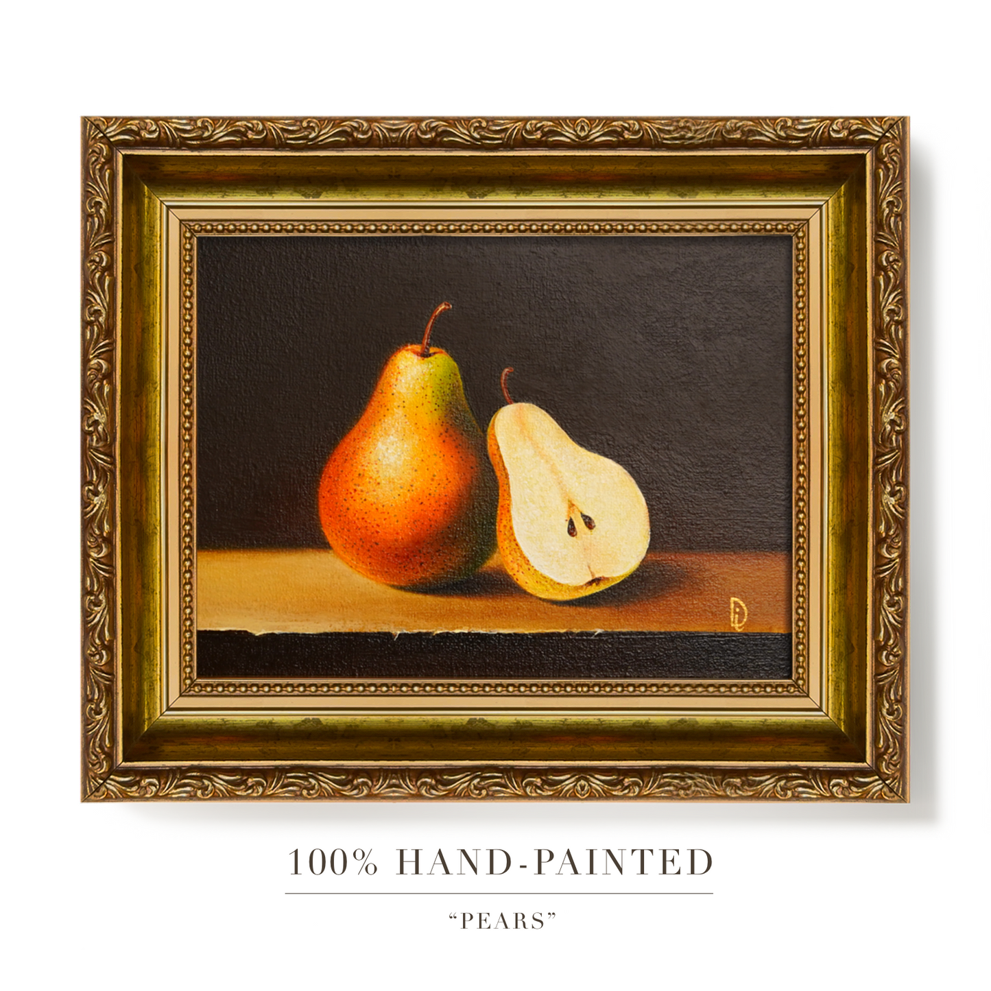 Original Pears Oil Painting