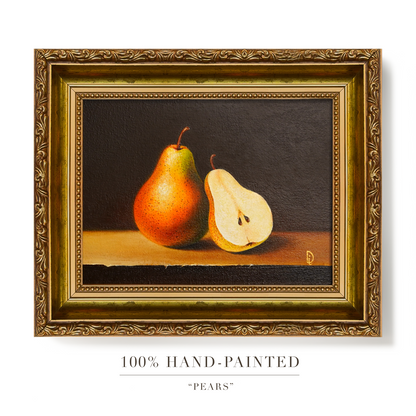 Original Pears Oil Painting