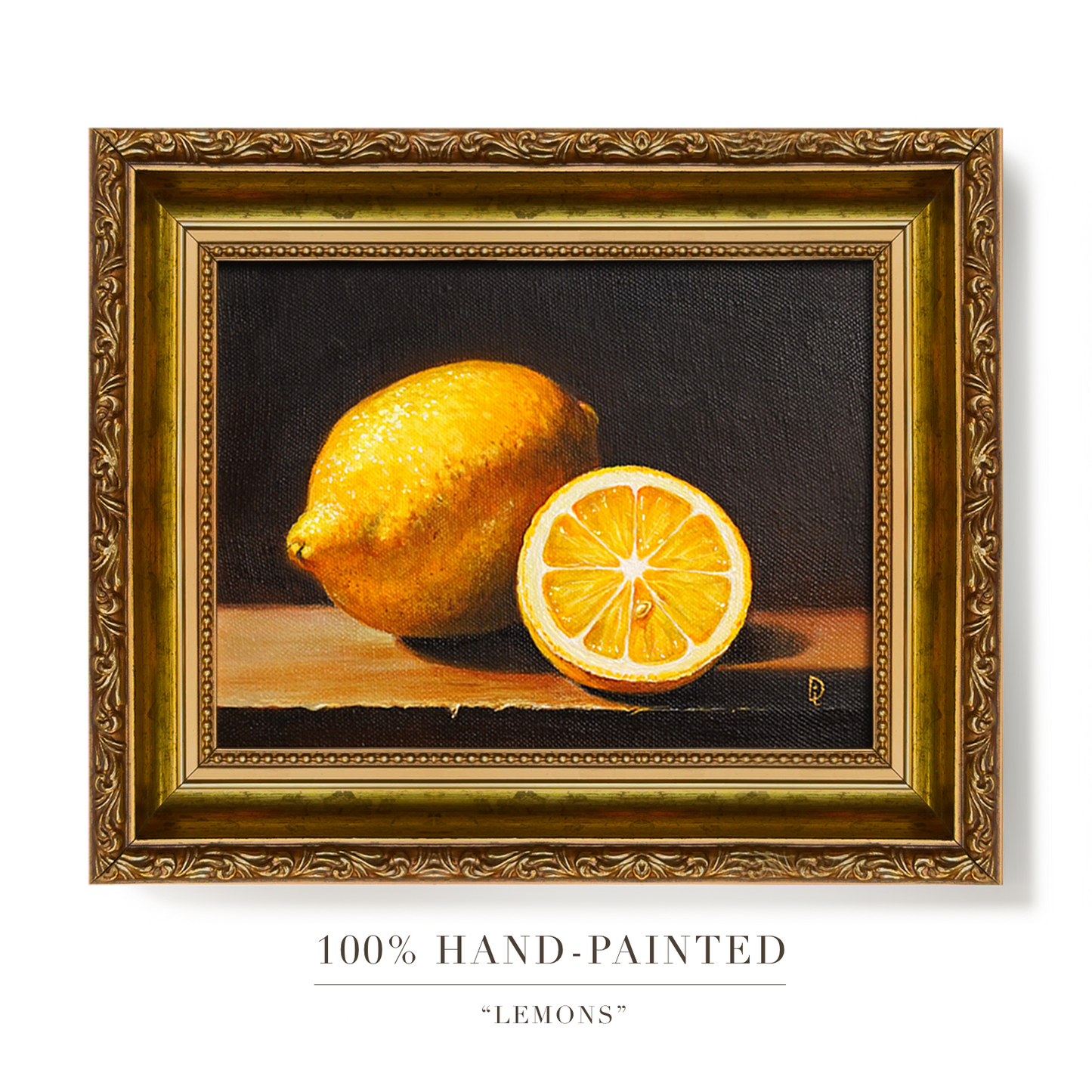 Original Lemon Oil Painting