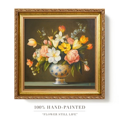 Original Flower Oil Painting